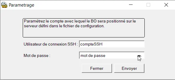 Fichier déposé sur le serveur distant