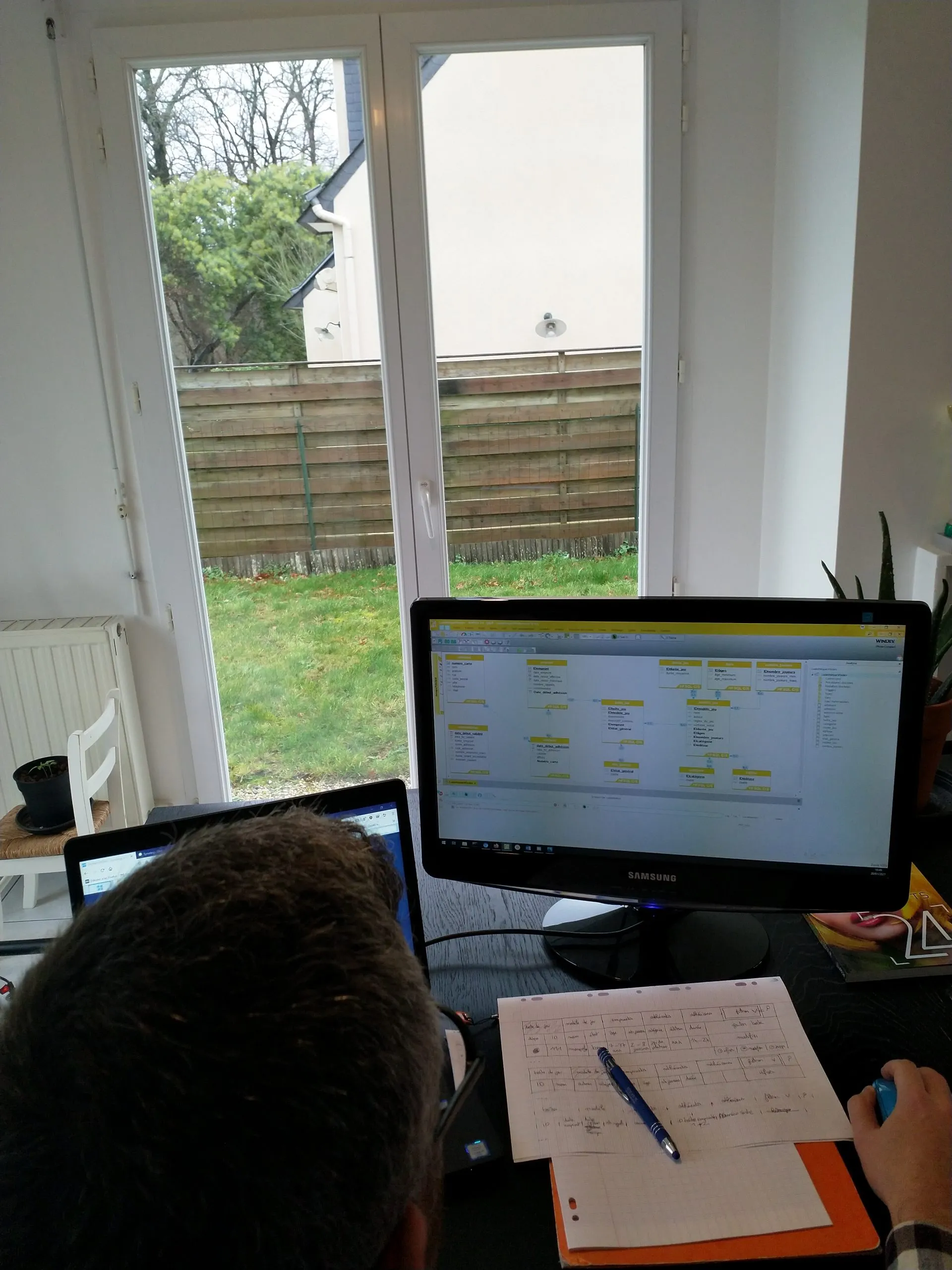Poste de travail du stagiaire